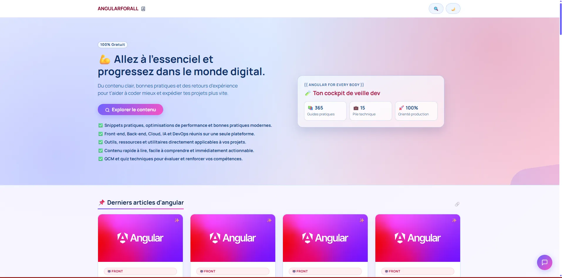 Projet AngularForAll - Blog