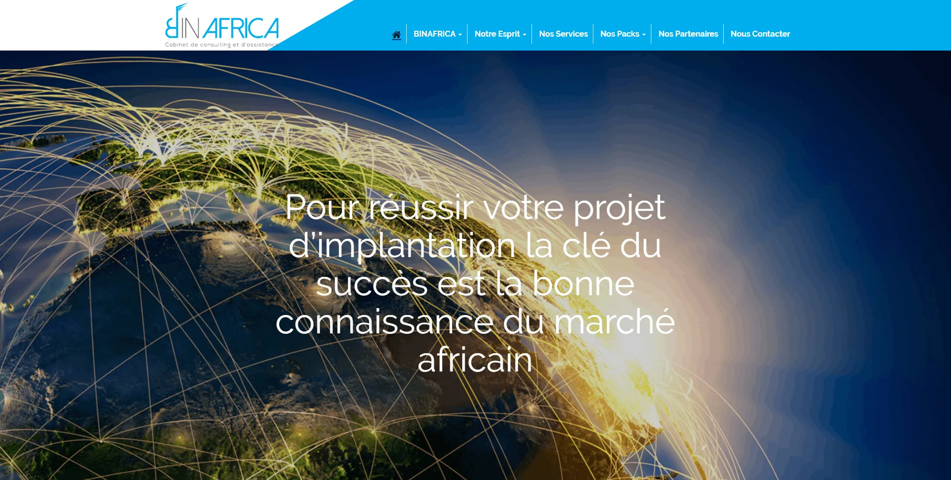 Projet Binafrica - Site web