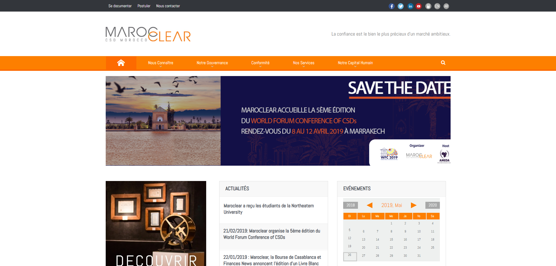 Projet Maroc Clear - Plateforme de services