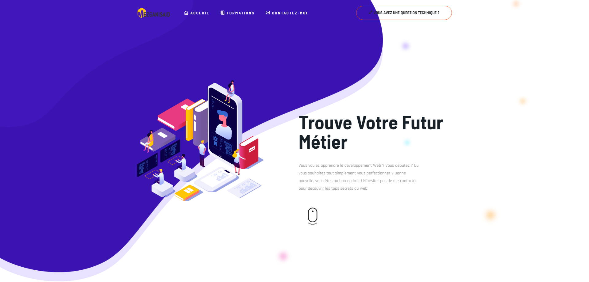 Projet formation web Mezgani - Plateforme de formation