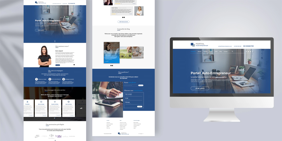 Projet portail d'entreprise - Application web complexe