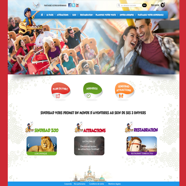 Projet Sindibad - Site touristique
