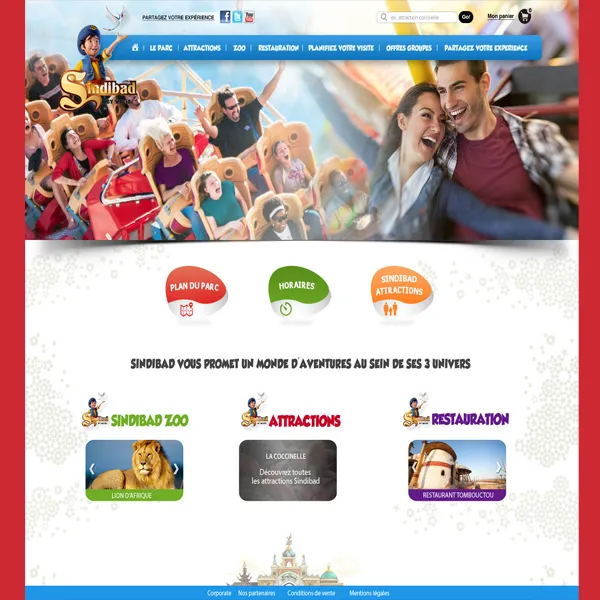 Projet Sindibad - Site touristique
