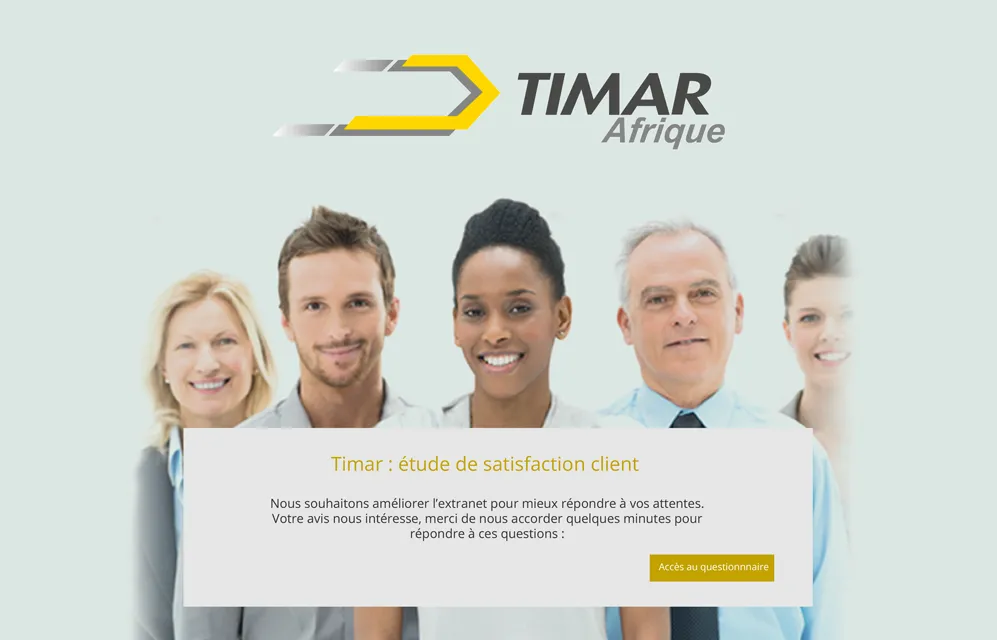 Projet Timar - Questionnaire en ligne interactif